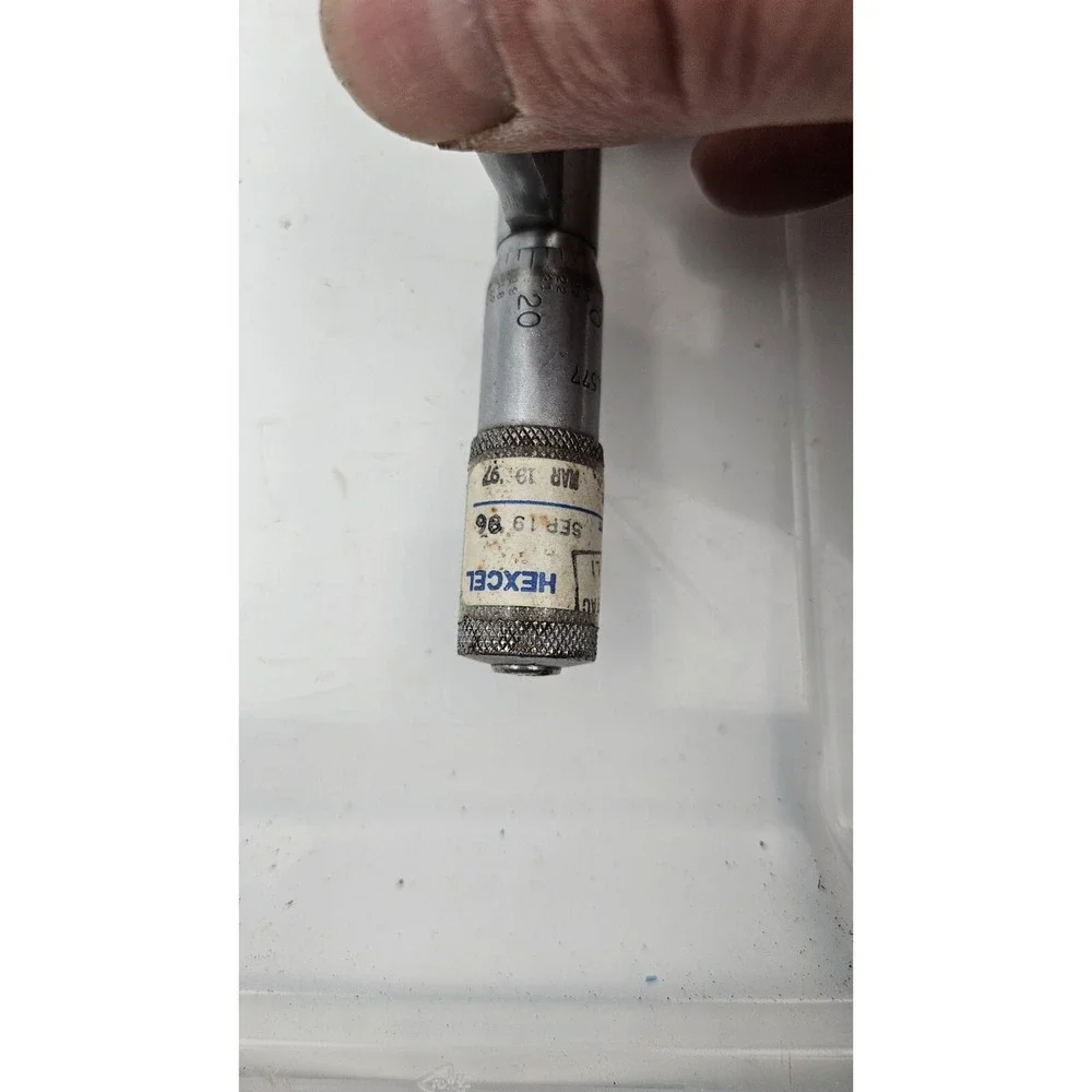 No.577 0-1 Inch  Round Anvil Micrometer .001